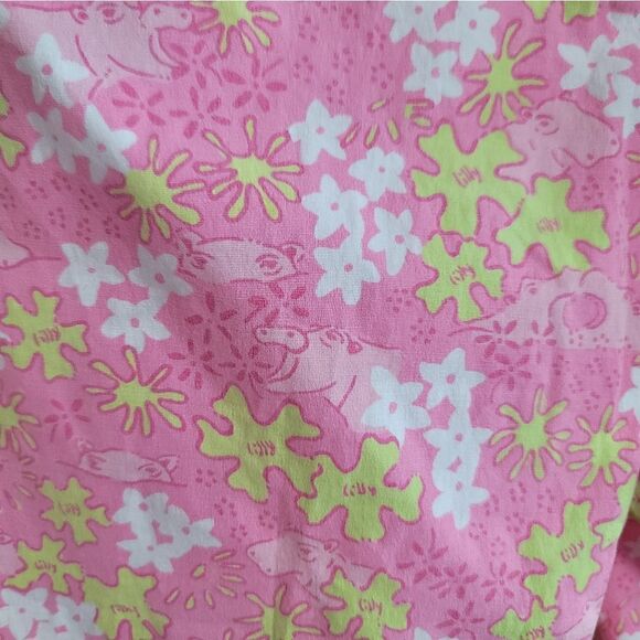 VINTAGE LILLY PULITZER Hippo Print Pants - Picture 9 of 13